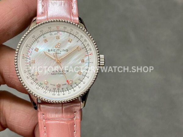 BLS Breitling Women Navitimer A17395211A1P2 steel MOP dial
