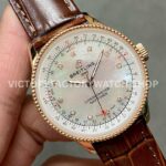 BLS Factory Breitling Women Navitimer R17395211A1P1 35mm Rose Gold Leather Strap Mother of pearl (1) BLS Factory Breitling Women Navitimer R17395211A1P1 35mm Rose Gold Leather Strap Mother of pearl Dial