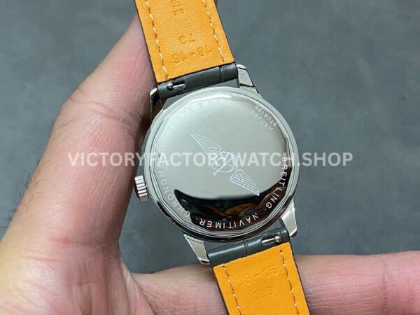 BLS Factory Breitling Women's Navitimer R17395211A1P1 35mm Steel Leather Strap Grey Dial