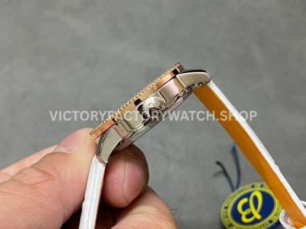 BLS Factory Breitling Women Navitimer U17395211A1P4 35mm Rose Gold&Steel Leather Strap Mot (1) BLS Factory Breitling Women Navitimer U17395211A1P4 35mm Rose Gold&Steel Leather Strap Mother of pearl Dial