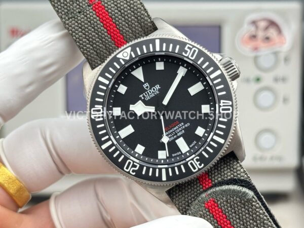 BR Factory Tudor Pelagos FXD 25717N 42mm Titanium Textile Strap Ceramic Bezel Black Dial (6) BR Factory Tudor Pelagos FXD 25717N 42mm Titanium Textile Strap Ceramic Bezel Black Dial