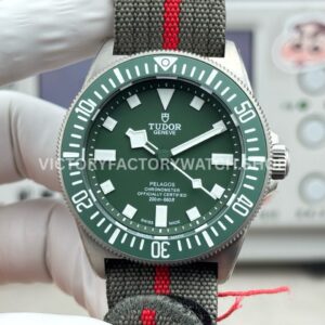 BR Factory Tudor Pelagos FXD 42mm Titanium Textile Strap Green Ceramic Bezel Green Dial (7) BR Factory Tudor Pelagos FXD 42mm titanium green ceramic bezel green dial