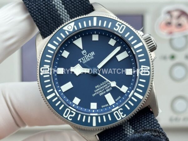 BR Factory Tudor Pelagos FXD M25707B24-0001 42mm Titanium Textile Strap Blue Ceramic Bezel Blue Dial (6) BR Factory Tudor Pelagos FXD M25707B/24-0001 42mm Titanium Textile Strap Blue Ceramic Bezel Blue Dial