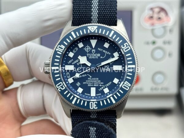 BR Factory Tudor Pelagos FXD Meme 42mm Titanium Textile Strap Blue Dial (6) BR Factory Tudor Pelagos FXD 42mm titanium textile strap blue dial