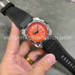 BRF Factory Bell & Ross BR-03-92 42mm Steel Rubber Strap Aluminum Bezel Orange Dial (1) BRF Factory Bell & Ross BR-03-92 42mm Steel Rubber Strap Aluminum Bezel Orange Dial