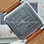 BRF Factory Bell & Ross BR 03-93 GMT 42mm Steel Leather Strap White Dial (3) BRF Factory Bell & Ross BR-03-93 GMT 42mm Steel Leather Strap White Dial