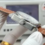 BRF Factory Bell & Ross BR 03-93 GMT 42mm Steel Leather Strap White Dial (4) BRF Factory Bell & Ross BR-03-93 GMT 42mm Steel Leather Strap White Dial