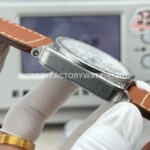 BRF Factory Bell & Ross BR 03-93 GMT 42mm Steel Leather Strap White Dial (8) BRF Factory Bell & Ross BR-03-93 GMT 42mm Steel Leather Strap White Dial