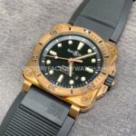 BRF Factory Bell & Ross BR-03 BR0392-D-BR-BR-SCA 42mm Bronze Leather strap Black Dial