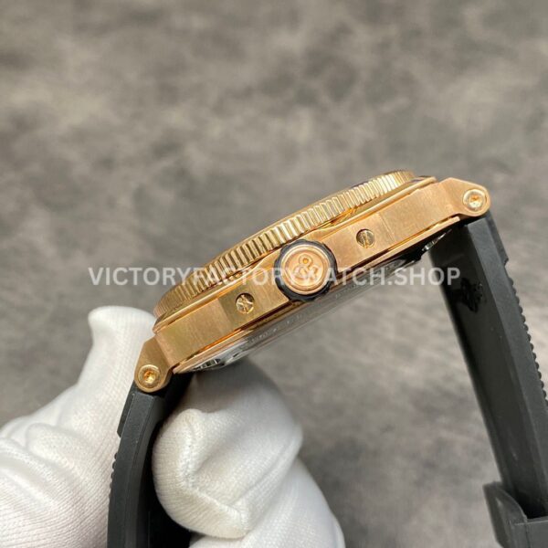 BRF Factory Bell & Ross BR-03 BR0392-D-BR-BR-SCA 42mm Bronze Leather strap Black Dial