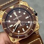 BRF Factory Bell & Ross BR-03 BR0392-D-BR-BR-SCA 42mm Bronze Leather strap Brown Dial (2) BRF Factory Bell & Ross BR-03 BR0392-D-BR-BR-SCA 42mm Bronze Leather strap Brown Dial