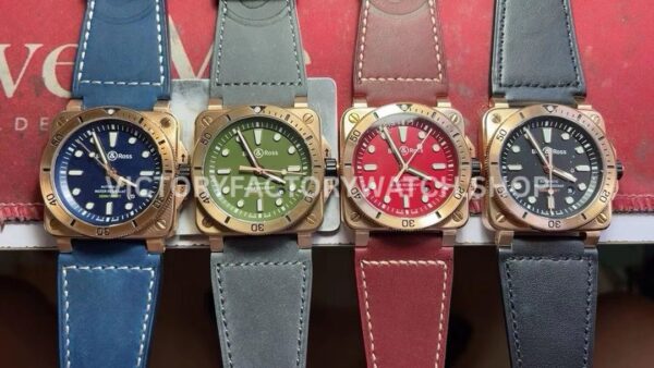 BRF Factory Bell & Ross BR-03 BR0392-D-BR-BR-SCA 42mm Bronze Leather strap Brown Dial (3) BRF Factory Bell & Ross BR-03 BR0392-D-BR-BR-SCA 42mm Bronze Leather strap Brown Dial