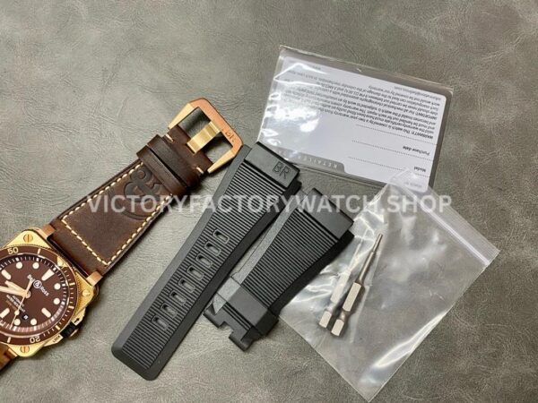 BRF Factory Bell & Ross BR-03 BR0392-D-BR-BR-SCA 42mm Bronze Leather strap Brown Dial (5) BRF Factory Bell & Ross BR-03 BR0392-D-BR-BR-SCA 42mm Bronze Leather strap Brown Dial
