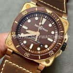 BRF Factory Bell & Ross BR-03 BR0392-D-BR-BR-SCA 42mm Bronze Leather strap Brown Dial (8) BRF Factory Bell & Ross BR-03 BR0392-D-BR-BR-SCA 42mm Bronze Leather strap Brown Dial