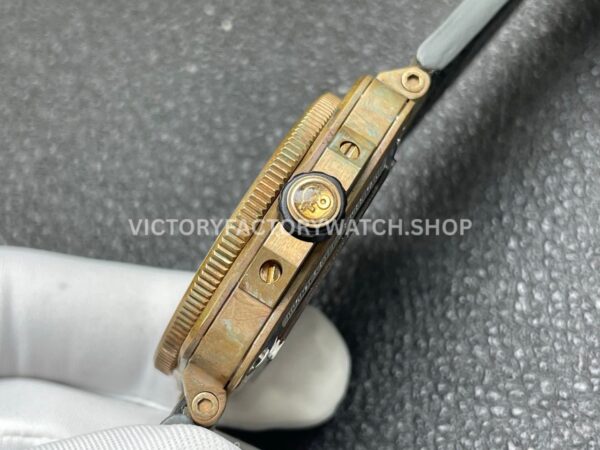 BRF Factory Bell & Ross BR 03 BR0392-D-G-BRSCA 42mm Bronze Calf Skin Strap Green Dial (1) BRF Factory Bell & Ross BR-03 BR0392-D-G-BRSCA 42mm Bronze Calf Skin Strap Green Dial