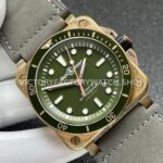 BRF Factory Bell & Ross BR 03 BR0392-D-G-BRSCA 42mm Bronze Calf Skin Strap Green Dial (8) BRF Factory Bell & Ross BR-03 BR0392-D-G-BRSCA 42mm Bronze Calf Skin Strap Green Dial