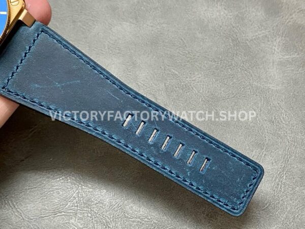 BRF Factory Bell & Ross BR-03 BR0392-D-LU-BR-SCA 42mm Bronze Leather strap Blue Dial (1) BRF Factory Bell & Ross BR-03 BR0392-D-LU-BR-SCA 42mm Bronze Calf Skin Strap Blue Dial