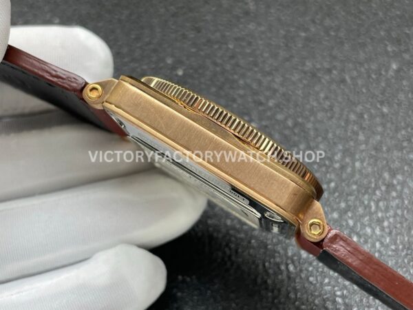 BRF Factory Bell & Ross BR 03 BR0392-D-R-BRSCA 42mm Bronze Leather Strap Red Dial (9) BRF Factory Bell & Ross BR-03 BR0392-D-R-BRSCA 42mm Bronze Leather Strap Red Dial