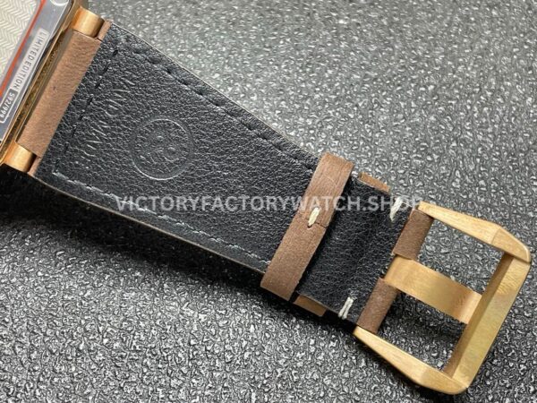 BRF Factory Bell & Ross BR 03 BR0392-D-WH-BRSCA 42mm Bronze Leather Strap Silver Dial (6) BRF Factory Bell & Ross BR-03 BR0392-D-WH-BRSCA 42mm Bronze Leather Strap Silver Dial