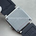 BRF Factory Bell & Ross BR-03 BR0393-BL-ST/SCA 42mm Black Rubber Strap Aluminium Bezel Black Dial