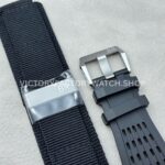 BRF Factory Bell & Ross BR-03 BR0393-BL-ST/SCA 42mm Black Rubber Strap Aluminium Bezel Black Dial