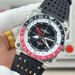 BRF Factory Bell & Ross BR-03 BR0393-BL-ST/SCA 42mm Black Rubber Strap Aluminium Bezel Black Dial
