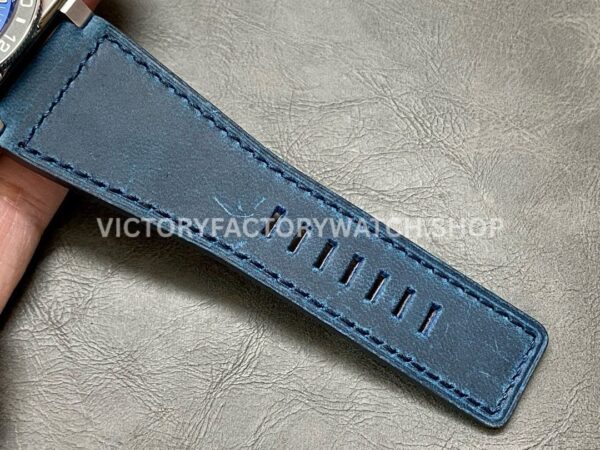 BRF Factory Bell & Ross BR-03 BR0393-BLU-STSCA 42mm Steel Calf Skin Strap Aluminium Bezel Blue Dial (8) BRF Factory Bell & Ross BR-03 BR0393-BLU-STSCA 42mm Steel Calf Skin Strap Aluminium Bezel Blue Dial