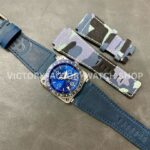 BRF Factory Bell & Ross BR-03 BR0393-BLU-STSCA 42mm Steel Calf Skin Strap Aluminium Bezel Blue Dial (9) BRF Factory Bell & Ross BR-03 BR0393-BLU-STSCA 42mm Steel Calf Skin Strap Aluminium Bezel Blue Dial