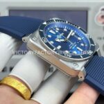 BRF Factory Bell & Ross BR-03 BR03A-D-BLU-STSRB 42mm Steel Rubber Strap Ceramic Bezel Blue Dial (1) BRF Factory Bell & Ross BR-03 BR03A-D-BLU-ST/SRB 42mm Steel Rubber Strap Ceramic Bezel Blue Dial