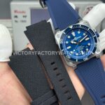 BRF Factory Bell & Ross BR-03 BR03A-D-BLU-STSRB 42mm Steel Rubber Strap Ceramic Bezel Blue Dial (6) BRF Factory Bell & Ross BR-03 BR03A-D-BLU-ST/SRB 42mm Steel Rubber Strap Ceramic Bezel Blue Dial