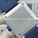 BRF Factory Bell & Ross BR-03 BR03A-D-BLU-STSRB 42mm Steel Rubber Strap Ceramic Bezel Blue Dial (8) BRF Factory Bell & Ross BR-03 BR03A-D-BLU-ST/SRB 42mm Steel Rubber Strap Ceramic Bezel Blue Dial