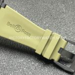 BRF Factory Bell & Ross BR 03 BR03A-MIL-CESRB 42mm Ceramic Rubber Strap Green Dial (5) BRF Factory Bell & Ross BR-03 BR03A-MIL-CESRB 42mm Ceramic Rubber Strap Green Dial