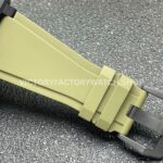 BRF Factory Bell & Ross BR 03 BR03A-MIL-CESRB 42mm Ceramic Rubber Strap Green Dial (6) BRF Factory Bell & Ross BR-03 BR03A-MIL-CESRB 42mm Ceramic Rubber Strap Green Dial