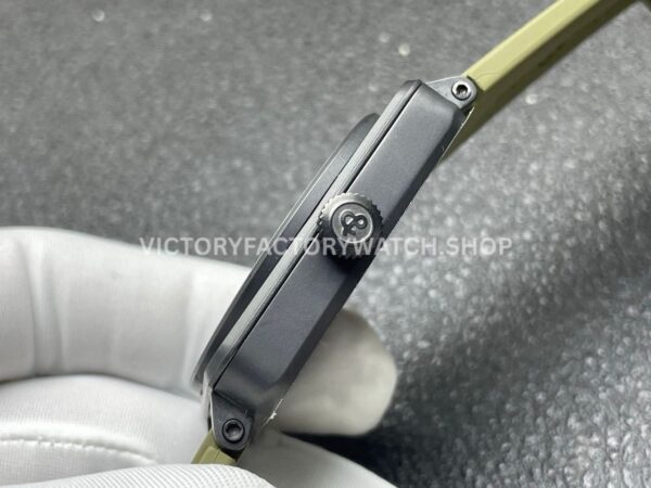 BRF Factory Bell & Ross BR 03 BR03A-MIL-CESRB 42mm Ceramic Rubber Strap Green Dial (7) BRF Factory Bell & Ross BR-03 BR03A-MIL-CESRB 42mm Ceramic Rubber Strap Green Dial