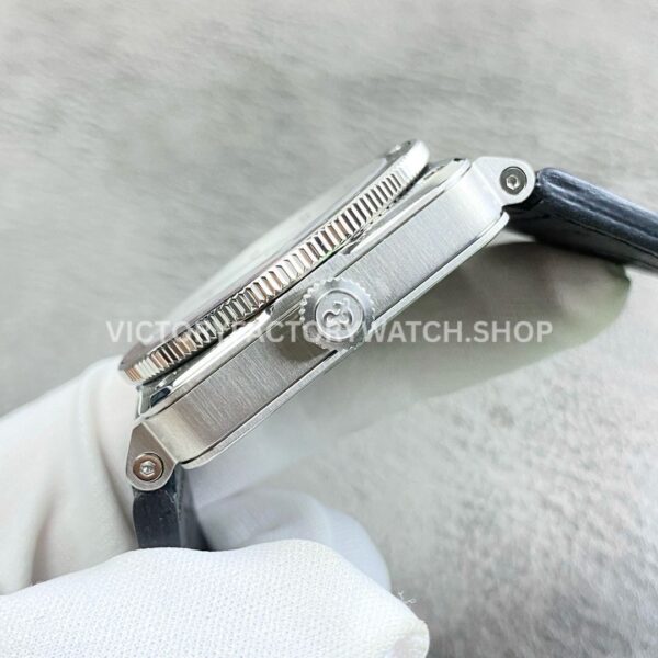 BRF Factory Bell & Ross BR-03 GMT BR0393-BL-STSCA 42mm Leather strap Aluminum Bezel Black Dial (3) BRF Factory Bell & Ross BR-03 GMT BR0393-BL-STSCA 42mm Leather strap Aluminum Bezel Black Dial