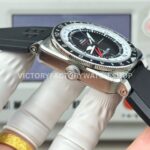 BRF Factory Bell & Ross BR-03 GMT Compass 42mm Steel Rubber Strap Black Aluminium Bezel Black Dial (2) BRF Factory Bell & Ross BR-03 GMT Compass 42mm Steel Rubber Strap Black Aluminium Bezel Black Dial