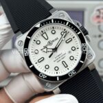 BRF Factory Bell & Ross BR-03BR03A-D-WH-STSRB 42mm Steel Rubber Strap Ceramic Bezel White Dial (3) BRF Factory Bell & Ross BR-03 BR03A-D-WH-ST/SRB 42mm Steel Rubber Strap Ceramic Bezel White Dial