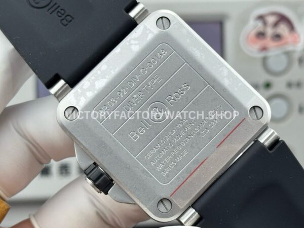 BRF Factory Bell & Ross BR-03BR03A-D-WH-STSRB 42mm Steel Rubber Strap Ceramic Bezel White Dial (4) BRF Factory Bell & Ross BR-03 BR03A-D-WH-ST/SRB 42mm Steel Rubber Strap Ceramic Bezel White Dial