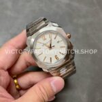 BV Factory Bvlgari Octo Solotempo 102118 41mm Half Rose Gold White Dial