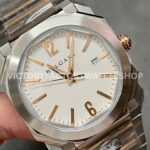 BV Factory Bvlgari Octo Solotempo 102118 41mm Half Rose Gold White Dial