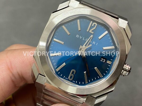 BV Factory Bvlgari Octo Solotempo 102031 40mm Full Steel Blue Dial