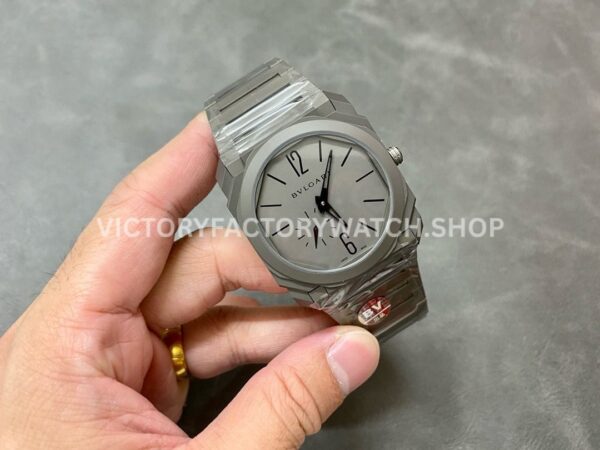 BV Factory Bvlgari Octo Finissimo 102713 BGO40C14TTXTAUTO 40mm Full Titanium Grey Dial (1) BV Factory Bvlgari Octo Finissimo 102713 BGO40C14TTXTAUTO 40mm Full Titanium Grey Dial