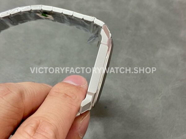 BV Factory Bvlgari Octo Finissimo 103011 40mm Full Silver Steel Silver Dial (6) BV Factory Bvlgari Octo Finissimo 103011 40mm Full Silver Steel Silver Dial