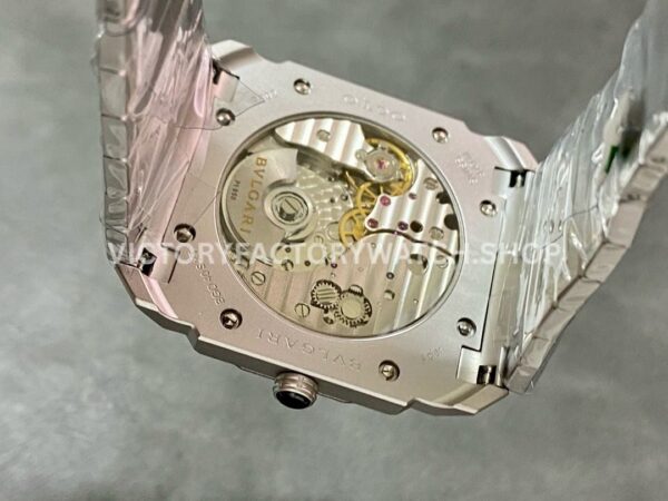 BV Factory Bvlgari Octo Finissimo 103011 40mm Full Silver Steel Silver Dial (8) BV Factory Bvlgari Octo Finissimo 103011 40mm Full Silver Steel Silver Dial