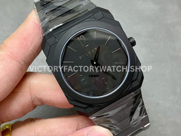 BV Factory Bvlgari Octo Finissimo 103077 40mm Full Ceramic Black Dial