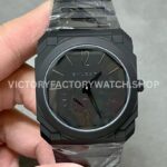 BV Bvlgari Octo Finissimo 103077 full ceramic black dial 40mm watch