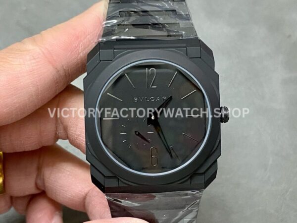 BV Bvlgari Octo Finissimo 103077 full ceramic black dial 40mm watch
