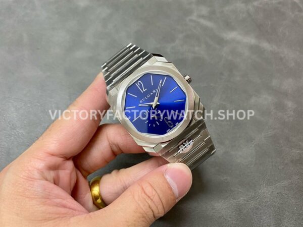 BV Factory Bvlgari Octo Finissimo 103431 40mm Full Steel Blue Dial