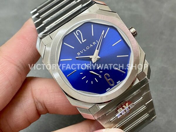 BV Factory Bvlgari Octo Finissimo 103431 40mm Full Steel Blue Dial