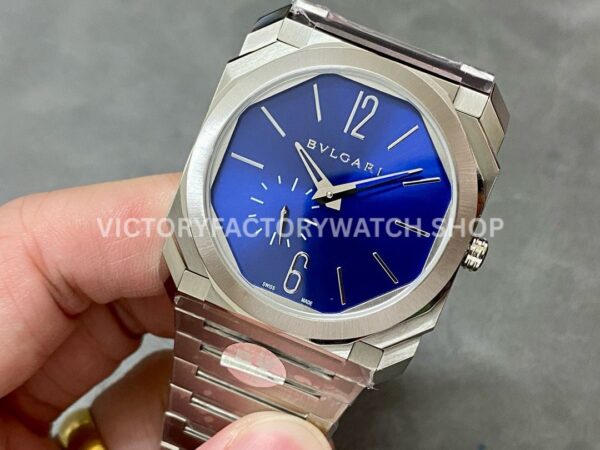 BV Factory Bvlgari Octo Finissimo 103431 40mm Full Steel Blue Dial